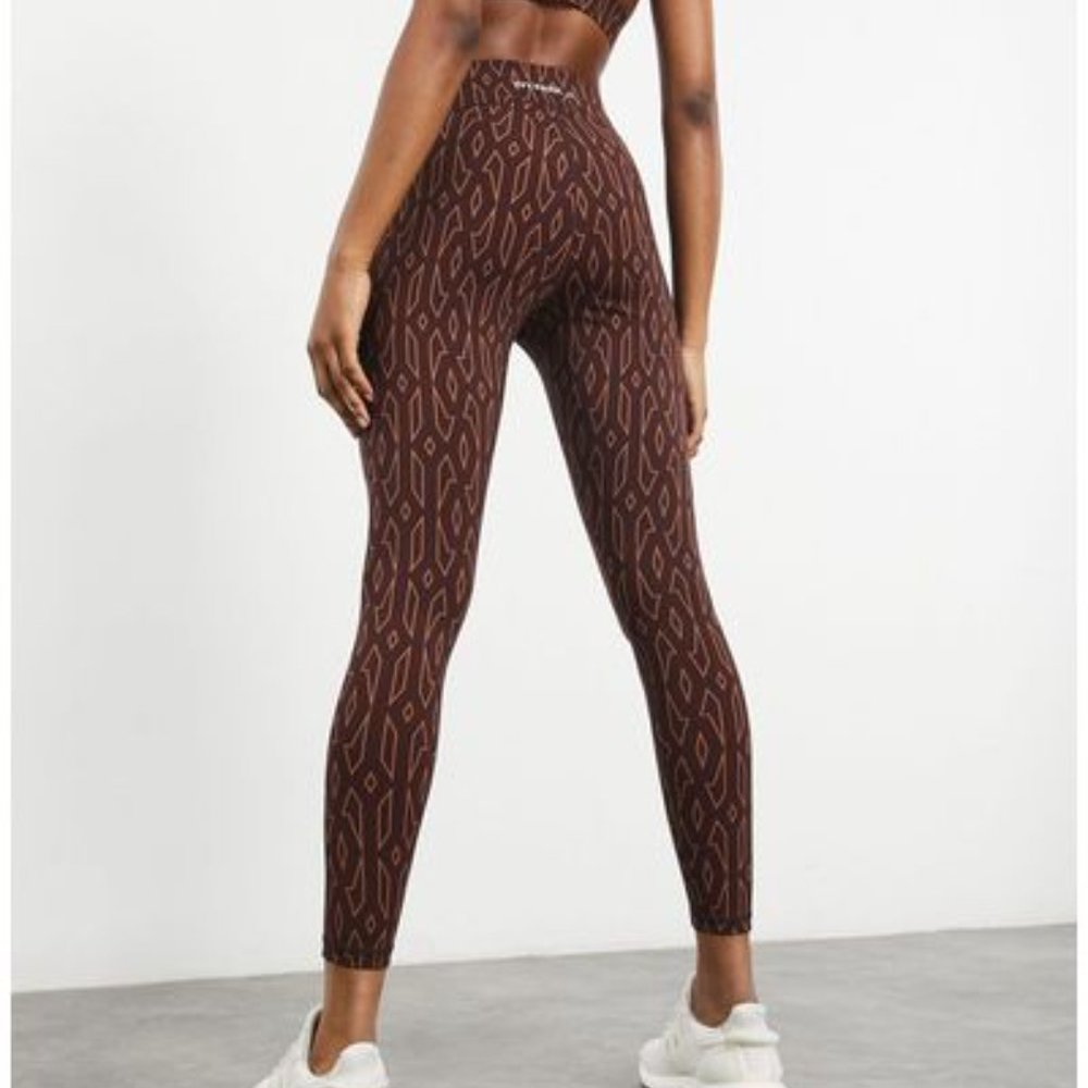 adidas x Ivy Park Monogram Sheer Panel Tights - Picture 2 of 10